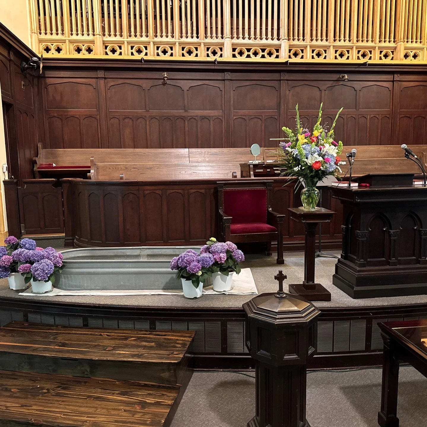 We had three baptisms on Easter! What a glorious day. Christ has risen! He has risen, indeed!