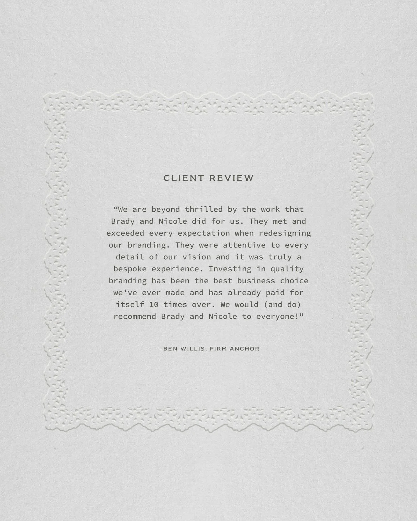 We are grateful for all the wonderful clients we have the privilege of working with. Thank you for trusting us to bring your vision to life. 🤍

Your branding should reflect the same beauty, care, and quality that goes into the work or products you p