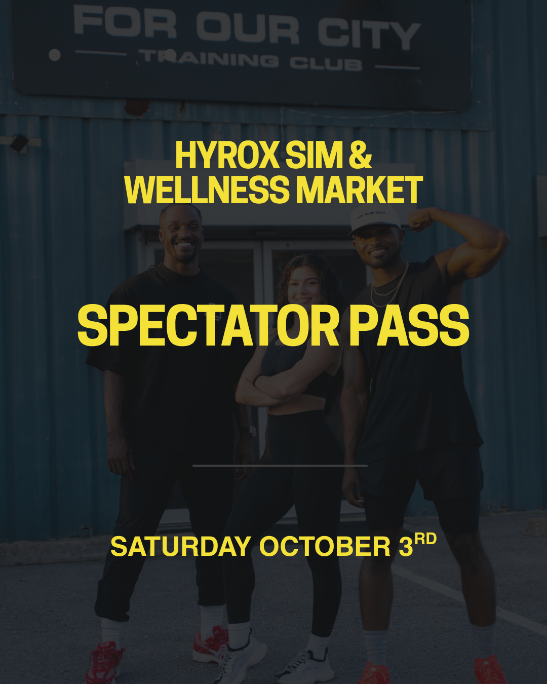 Hyrox Sim & Wellness Market Spectator ticket