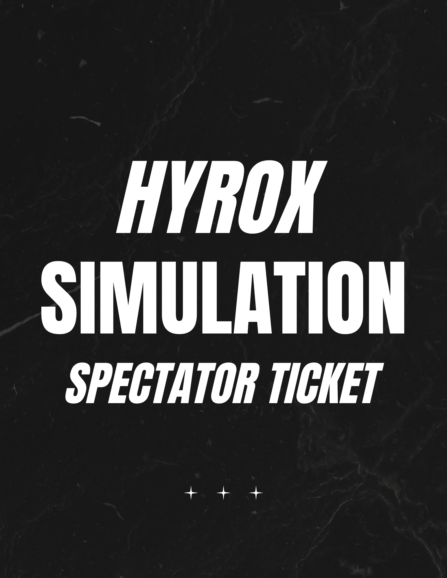 HYROX SIM SPECTATOR TICKET