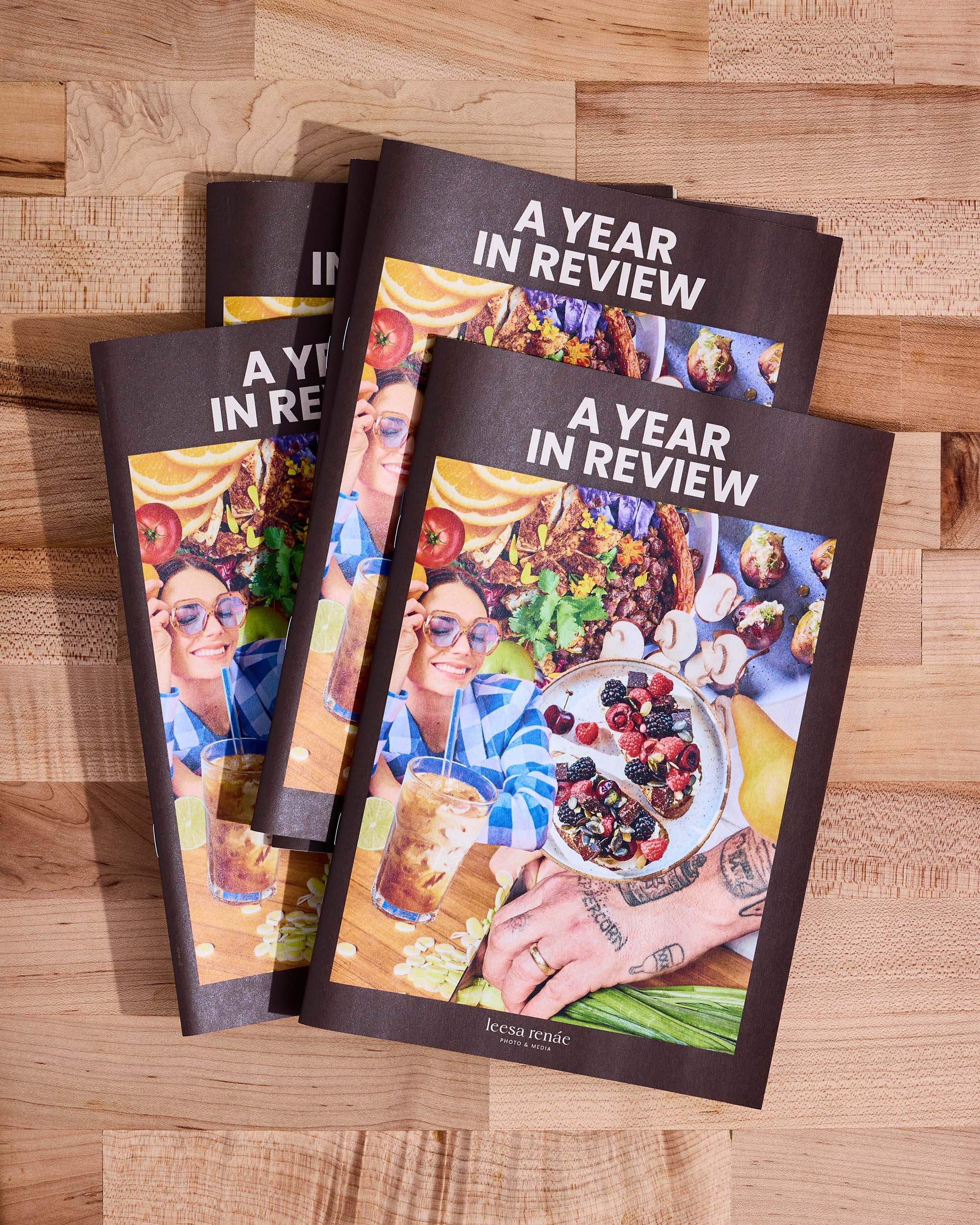 layout design for production companies and photographers magazine design