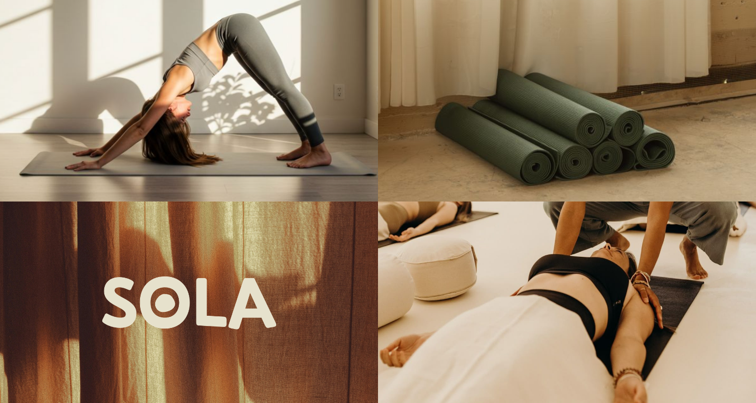 art direction for yoga and wellness studios