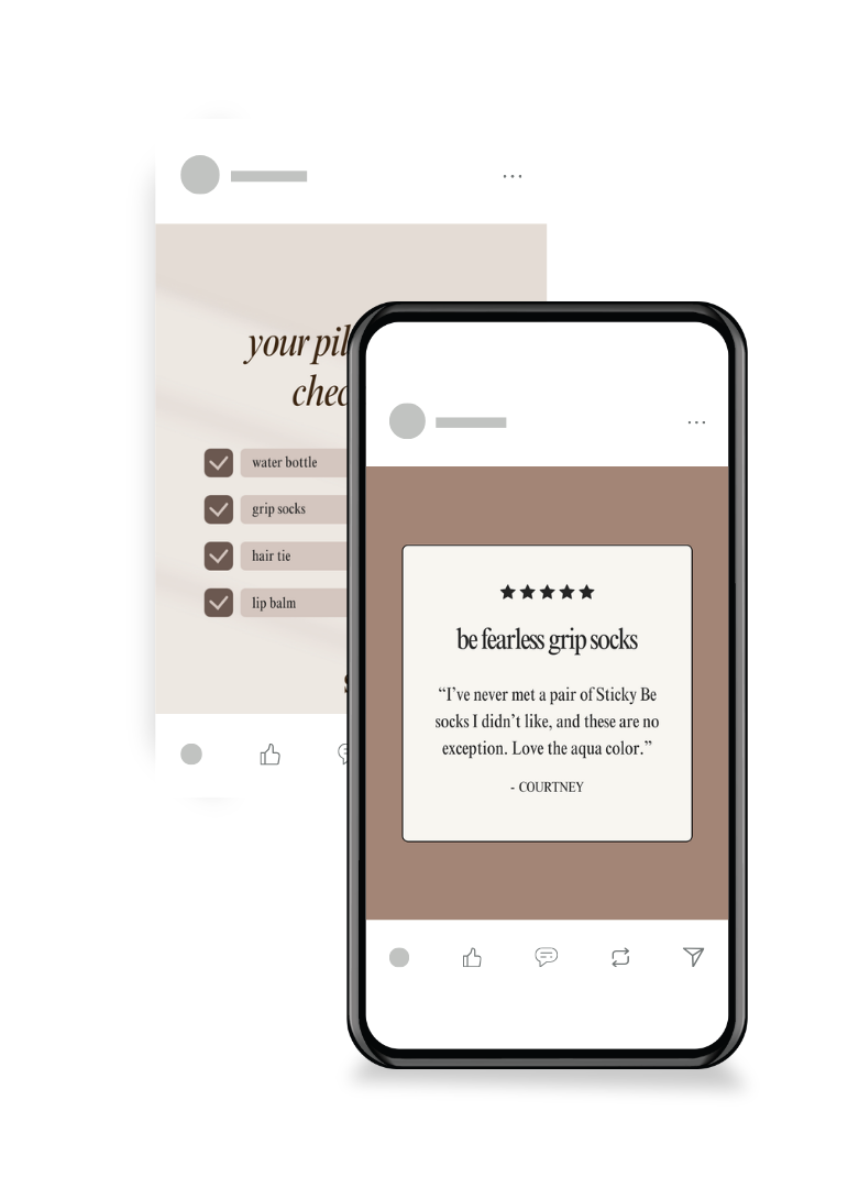 Social Media Design for Pilates and Yoga Studios