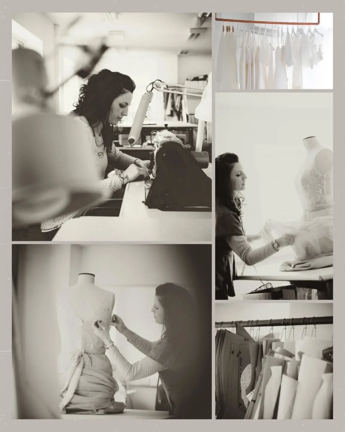 HANDMADE | From start to finish, your dress will be made by me in my Devon studio. 

From a capsul collection in the studio/shop, you will be able to try on, be inspired, and design your own wedding dress. 

It will be:

🌸 Designed with you
🌸 inspi