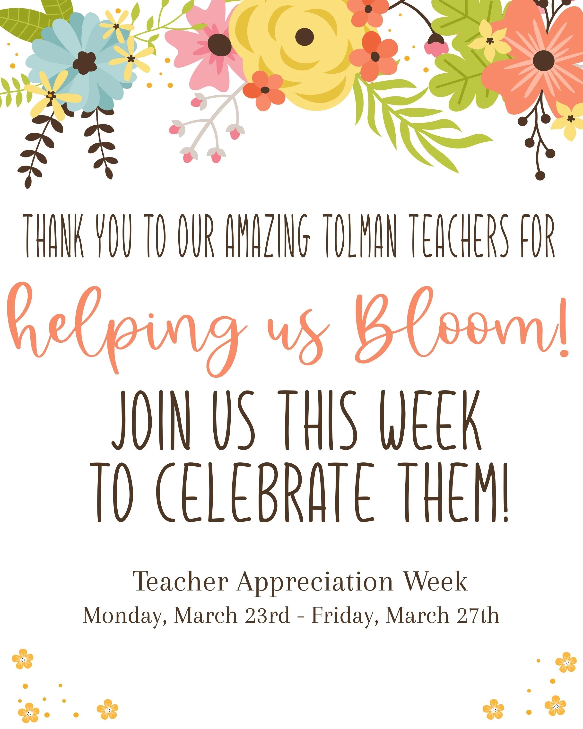 Teacher Appreciation Week