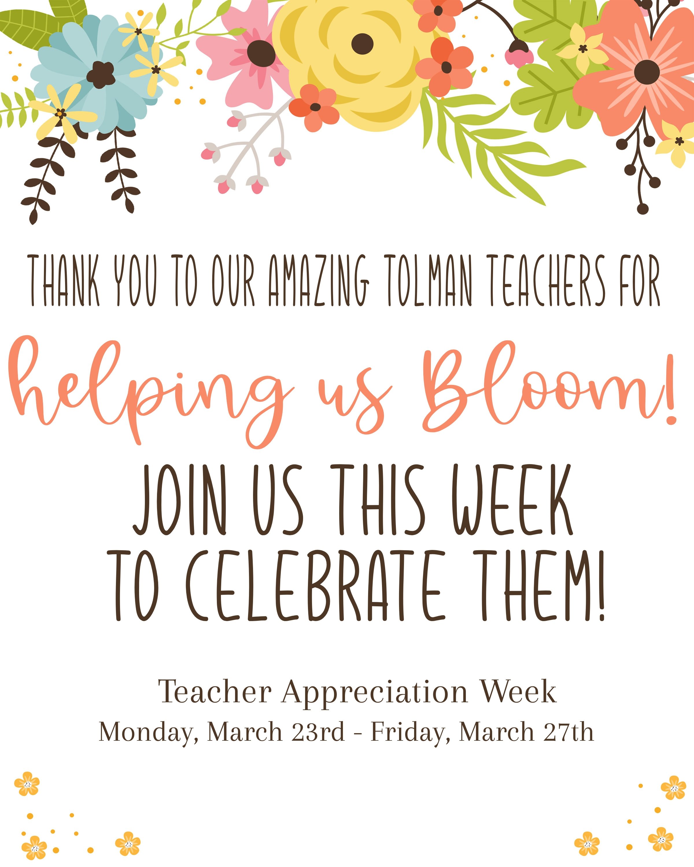 Teacher Appreciation