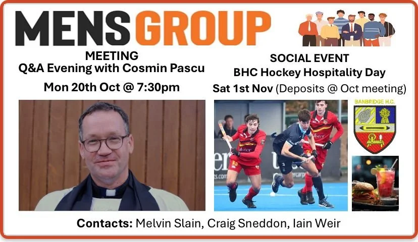 Men's Group : Q&A with Cosmin