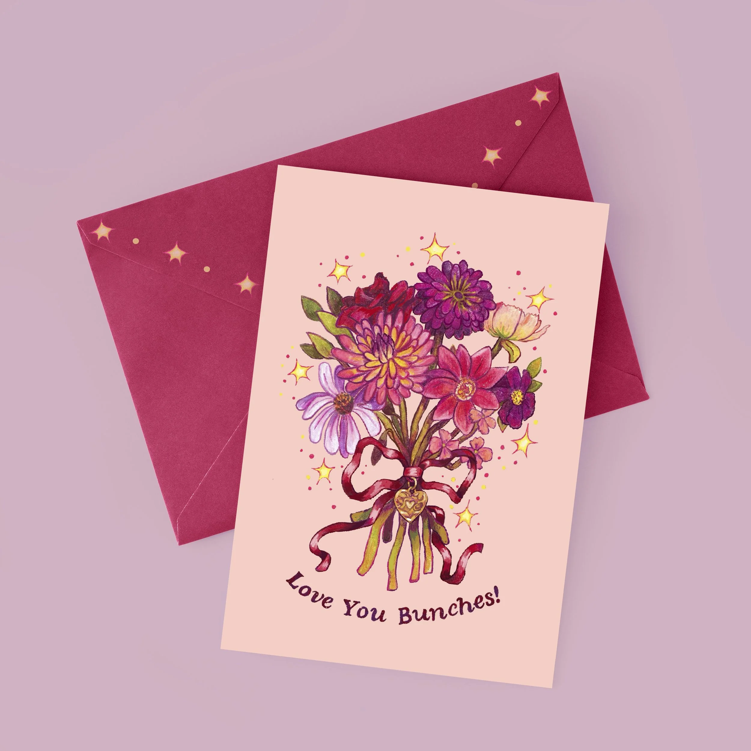  Pink Locket Bouquet Valentine