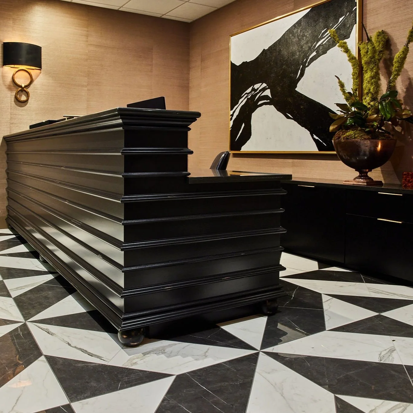 Clean, professional medical spa treatment room with neutral tones at Emily Rockwell Skin Clinic in Wilmington