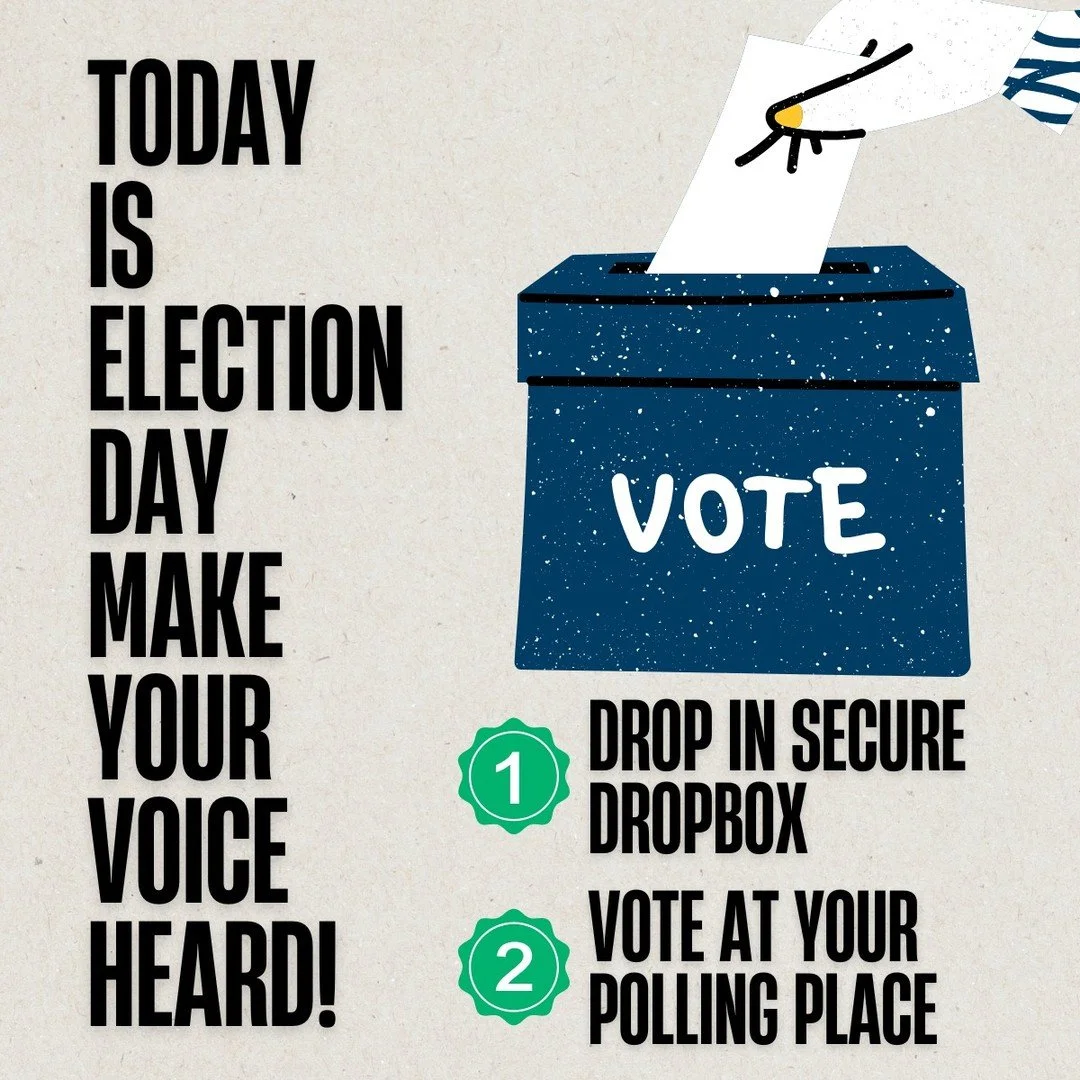🗳️💙 Today is Election Day Santa Barbara County! 💙 🗳️ If you haven't voted yet, you have until 8pm to Vote Yes on Prop 50!  To ensure your vote is counted, we recommend 1) Drop off at a secure ballot dropbox location - check the link in our bio fo