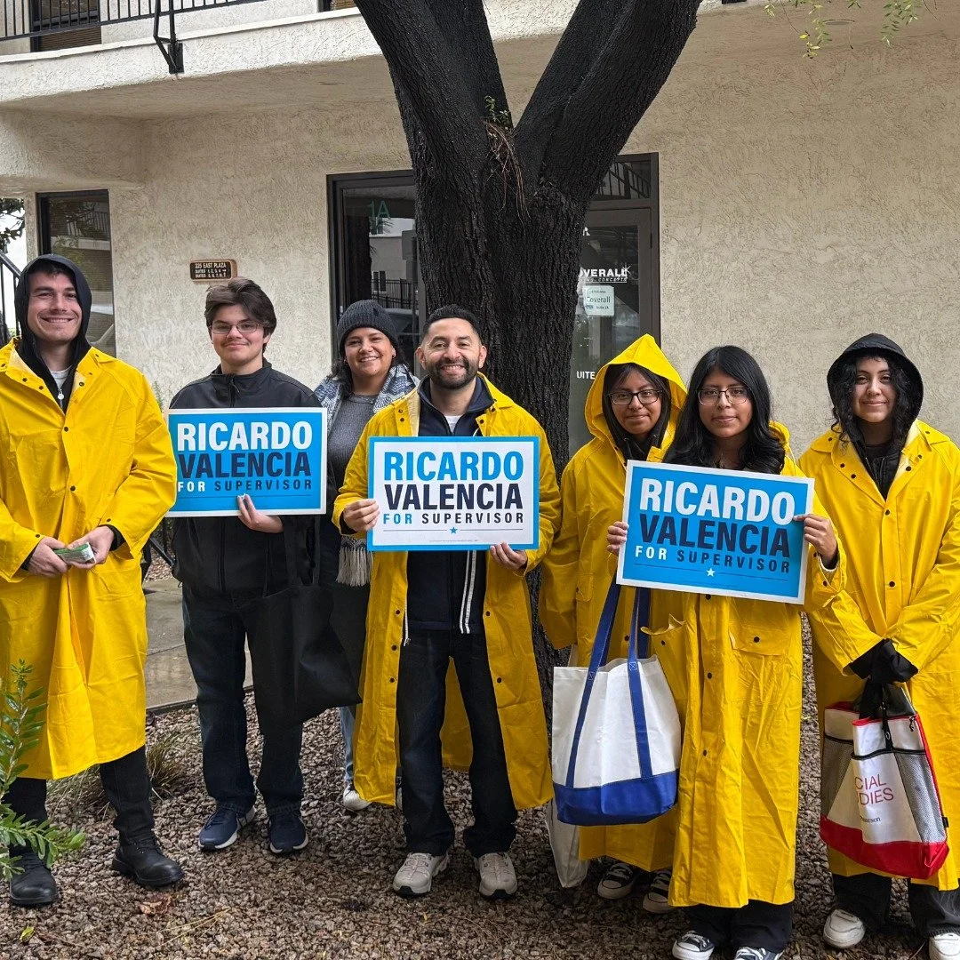 Rain or shine, we're not messing around in 2026 🌧️🚪

This weekend, our volunteers hit the doors in Santa Maria (in the rain!) to kick off voter outreach for the June 2 primary. This is what grassroots democracy looks like!

We&rsquo;re building mom