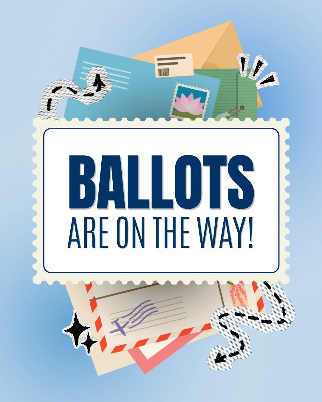📬 Ballots! Ballots! Ballots!

🗳️ Vote-by-mail ballots for the November 3rd General Election are on their way to your mailbox.

For more information, visit our website at www.sbdems.org.