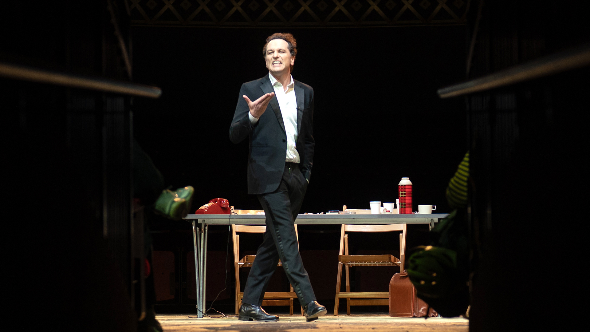 Playing Burton, The Old Vic. 
Photography: Martin Bedell