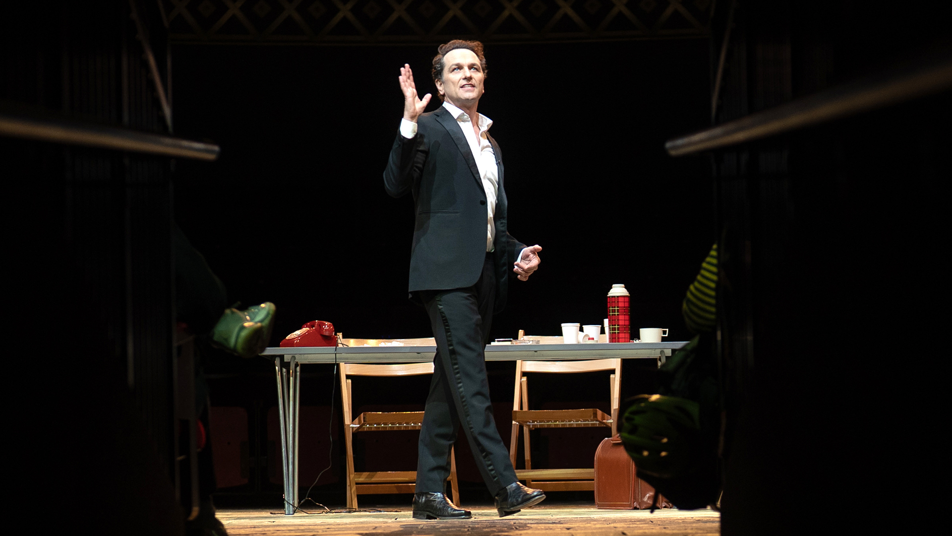 Playing Burton, The Old Vic. 
Photography: Martin Bedell