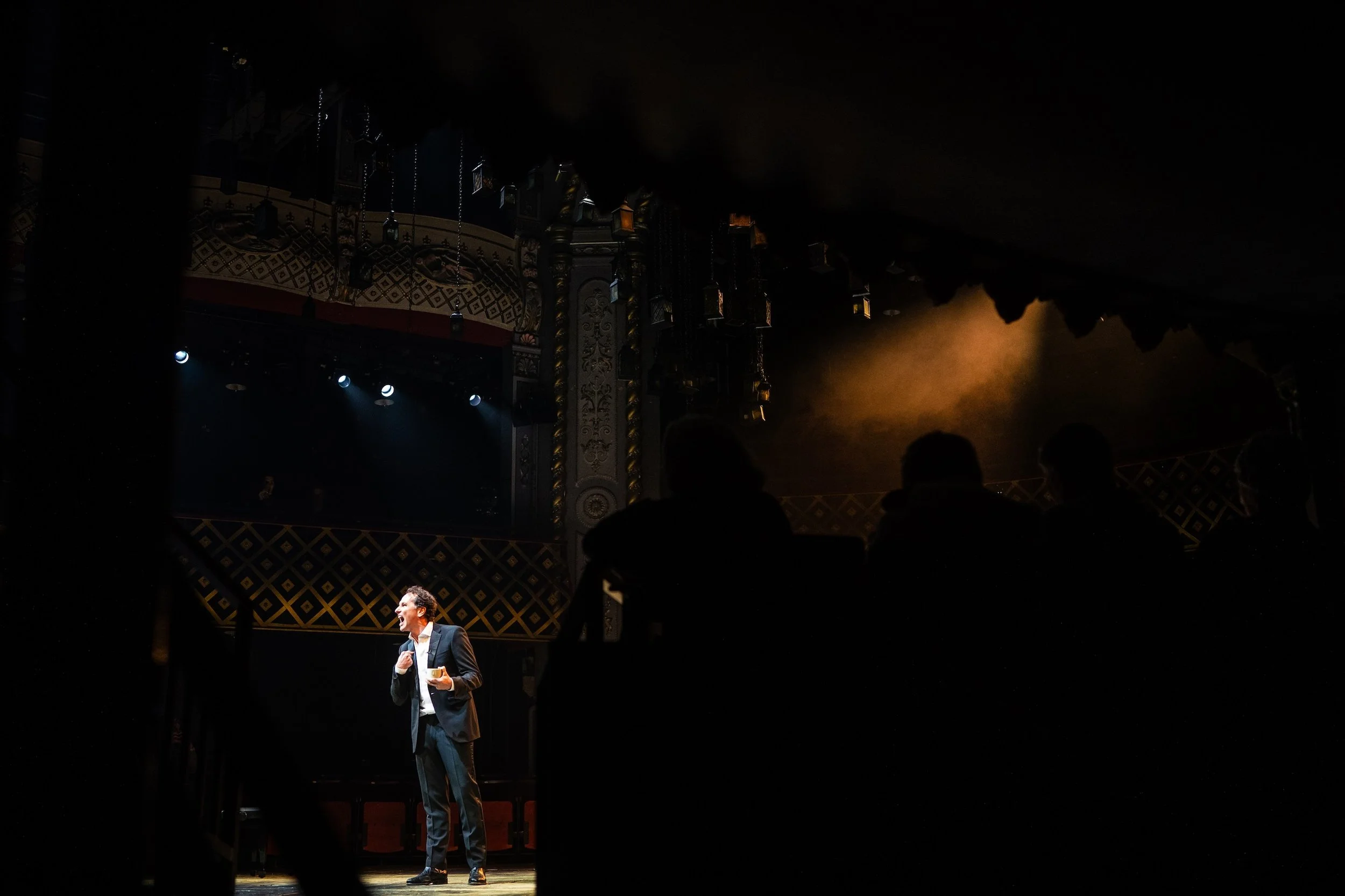 Playing Burton, The Old Vic. 
Photography: Martin Bedell