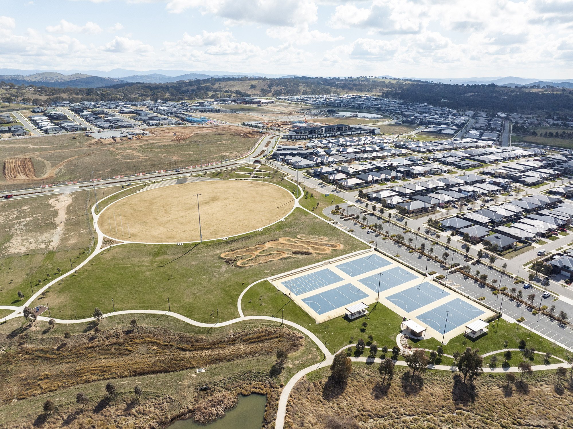 Brooks Oval and Googong Netball Courts