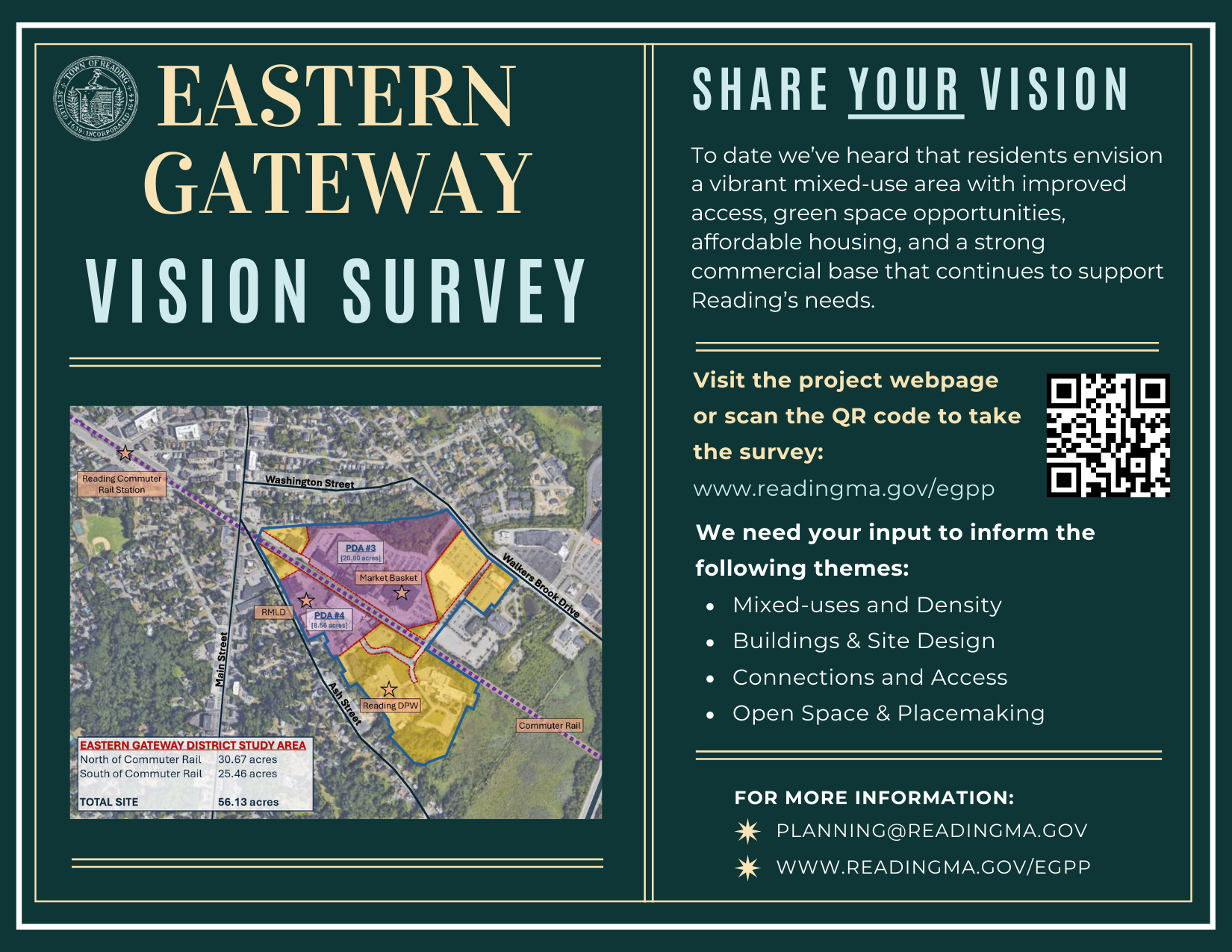 Shape the future of Reading’s Eastern Gateway - take the survey!