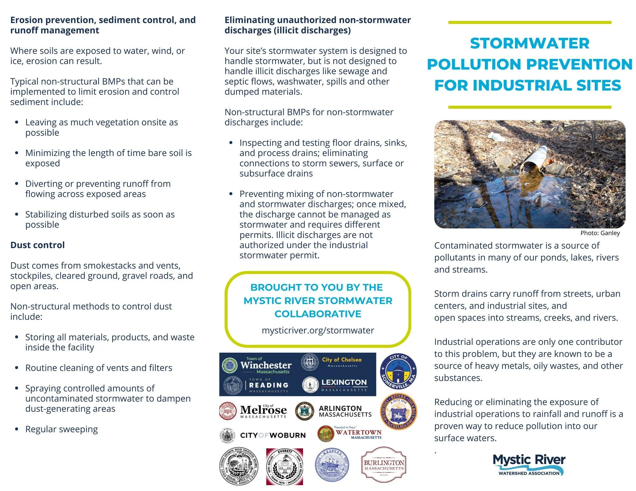 Reading partners with Mystic River Watershed Association to protect local waterways