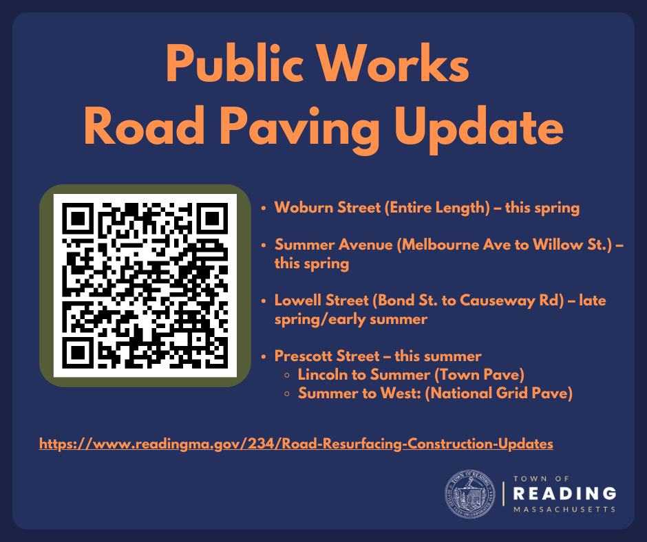 Reading DPW announces additional road resurfacing plans for Summer 2025