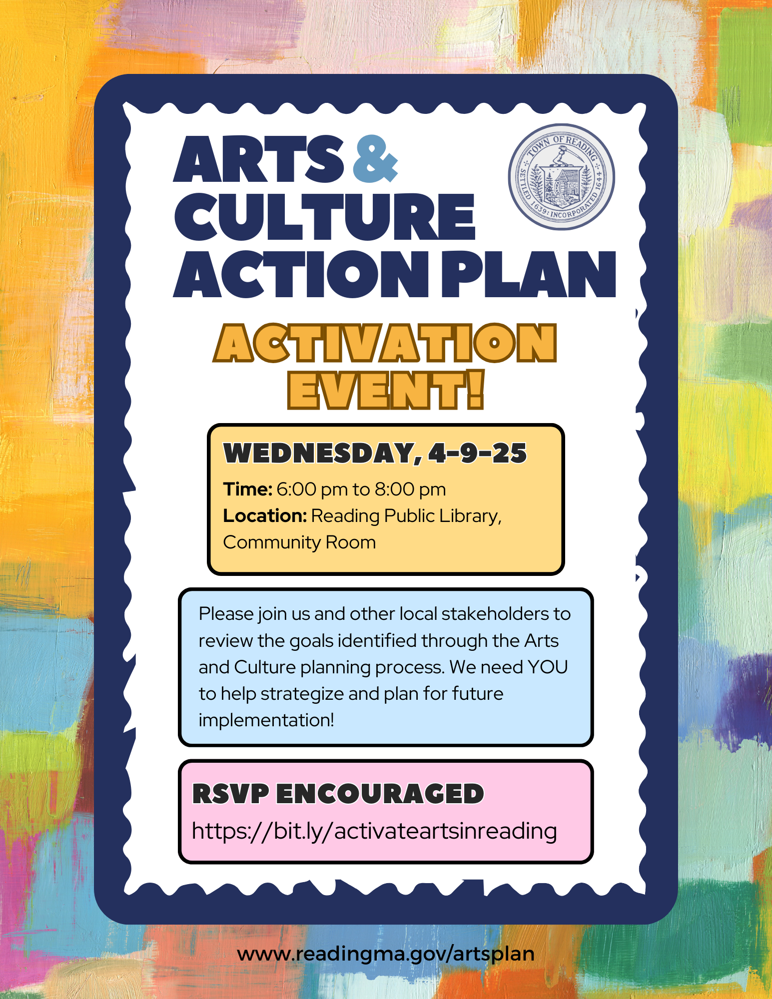 Final workshop for Reading’s Arts &amp; Culture Plan - April 9