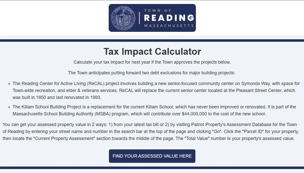 New tool available: calculate your household tax impact from Killam and ReCAL projects