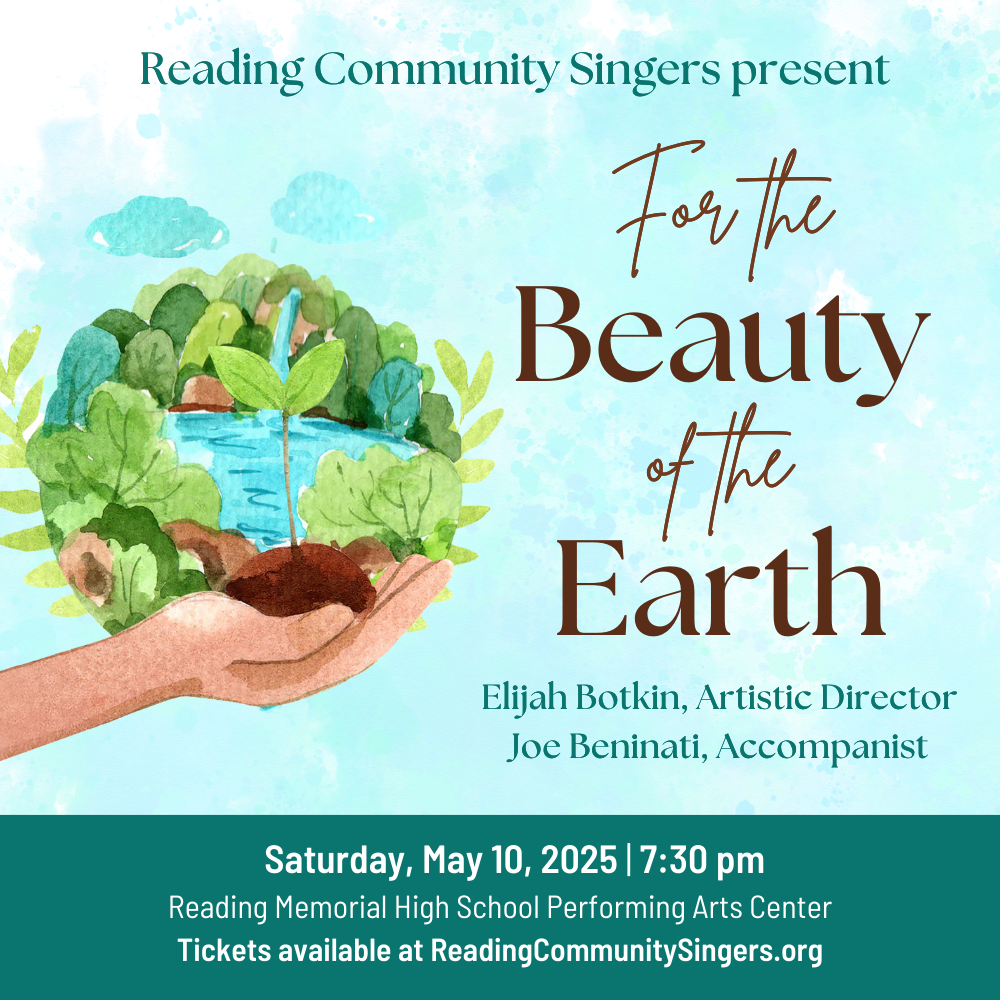 Celebrate the season with song: Reading Community Singers present “For the Beauty of Earth”
