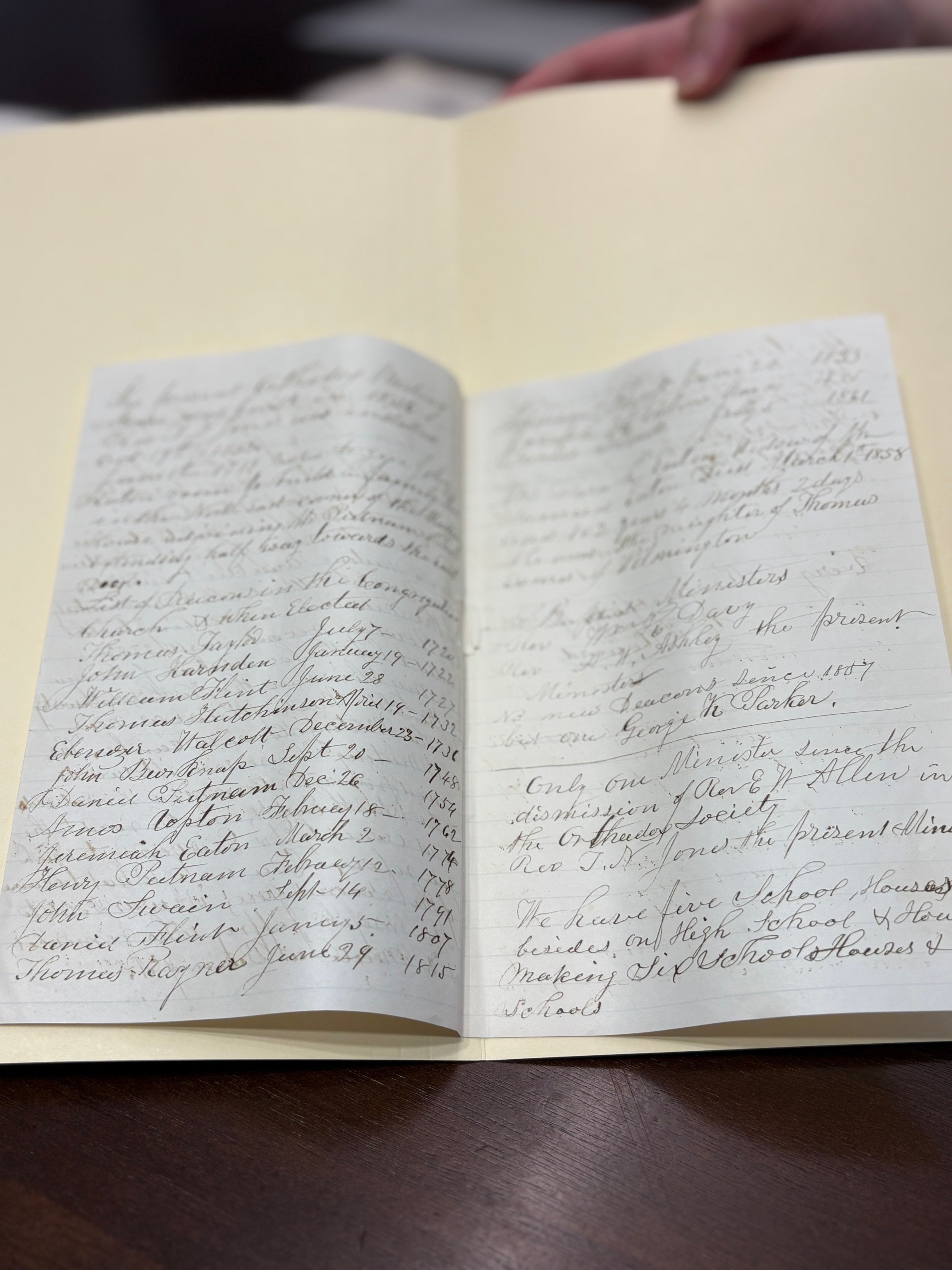 19th century letter in the Library's collection.