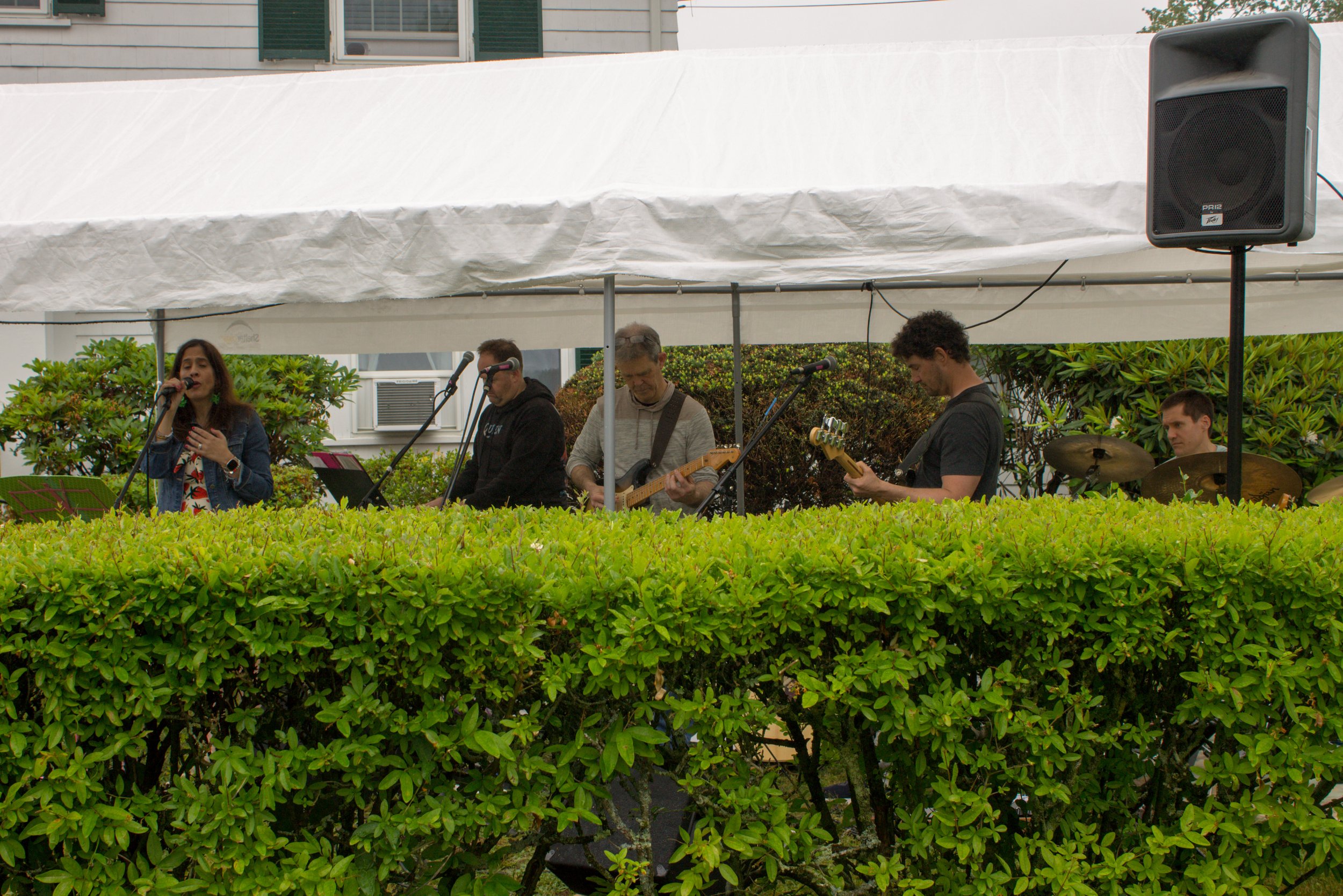Thursday Night Special performing on Dudley Street.