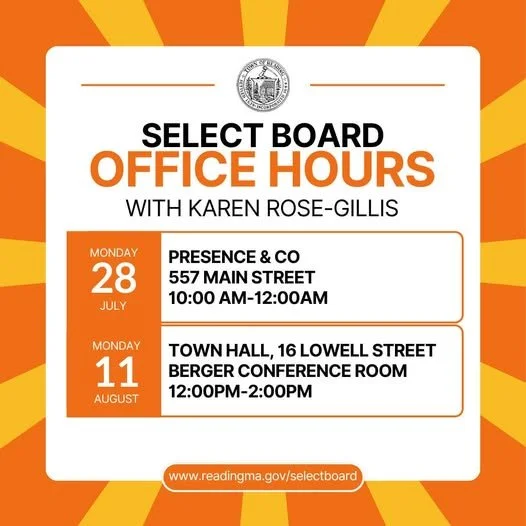 Select Board Office Hours with Karen Rose-Gillis