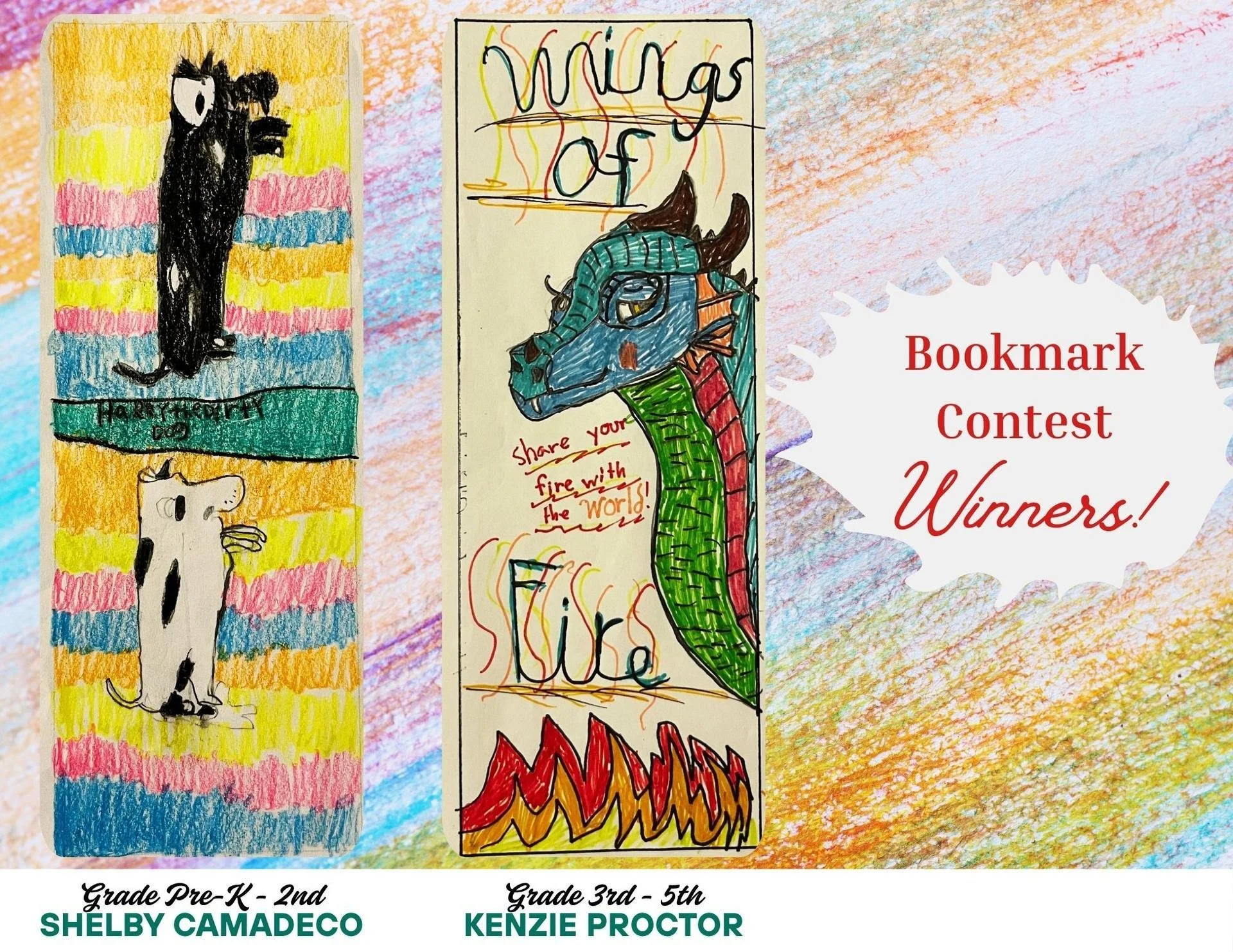 Whitelam Books hosted first-ever Bookmark Design Contest
