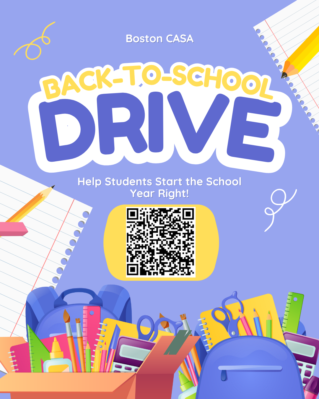 Boston CASA Seeks Gift Card Donations for Back-to-School Drive