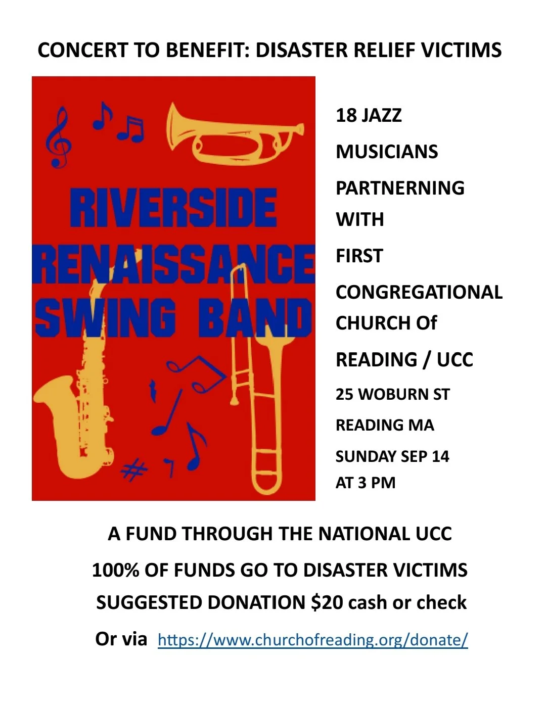 Concert to Benefit Disaster Relief Victims