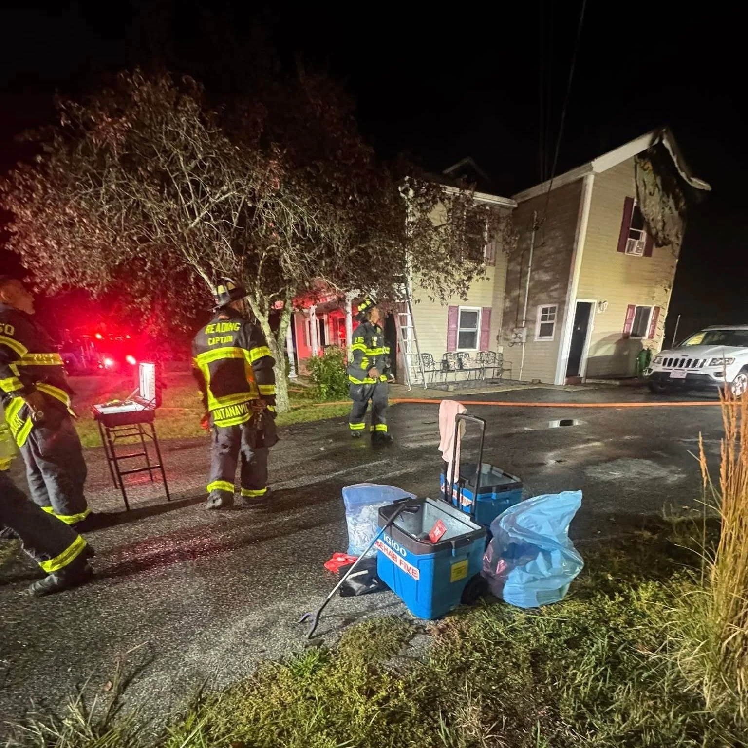 Photos by Reading Police Department, Rehab 5, and Reading Fire Department.