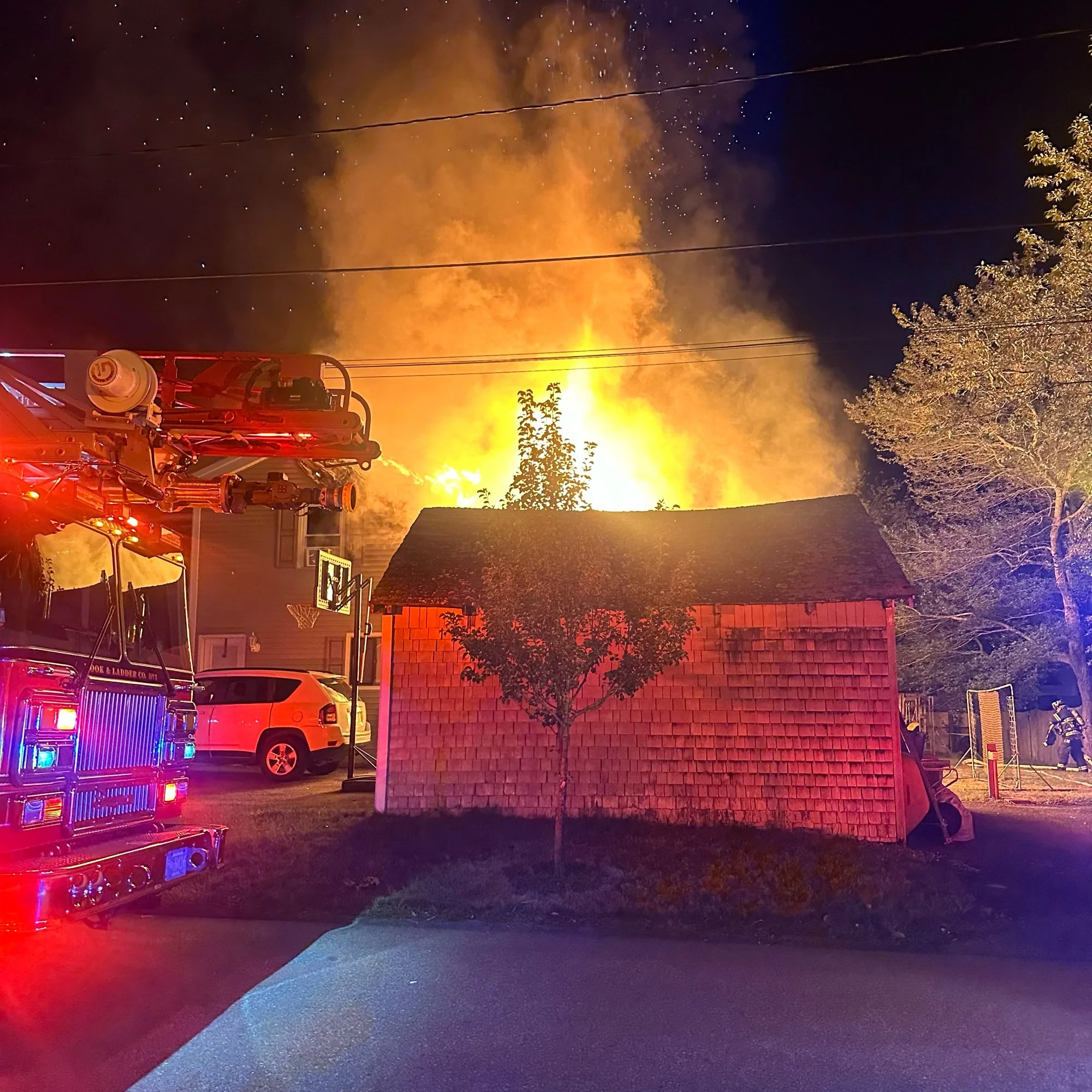 Photos by Reading Police Department, Rehab 5, and Reading Fire Department.