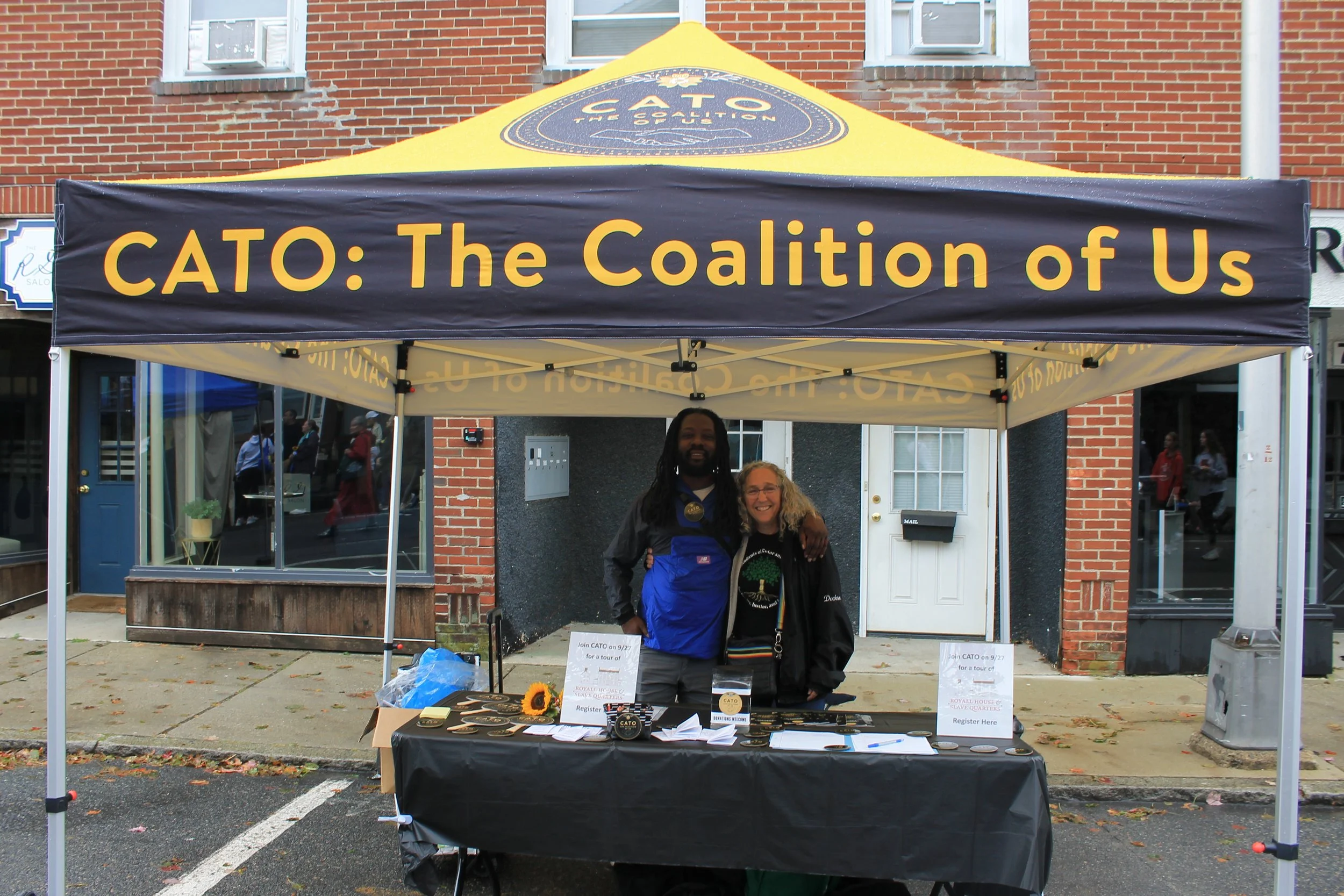 CATO: The Coalition of Us at the Reading Fall Street Faire on September 7, 2025.