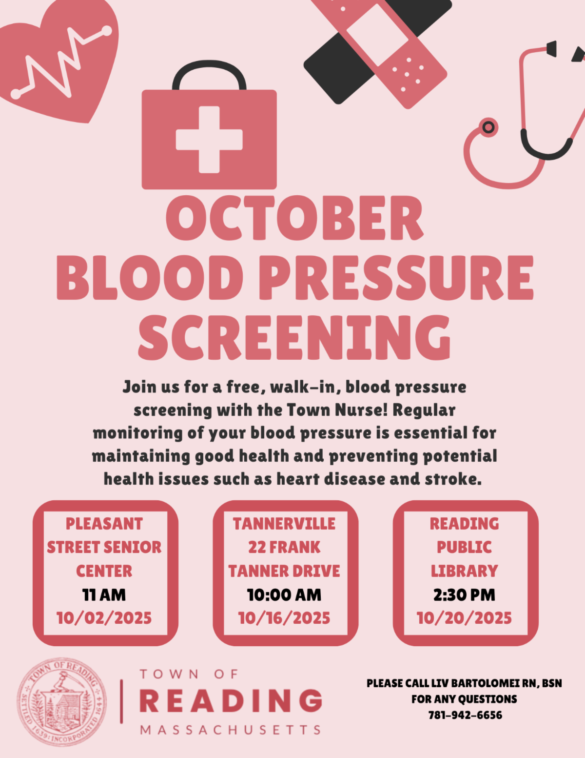November Blood Pressure Screening