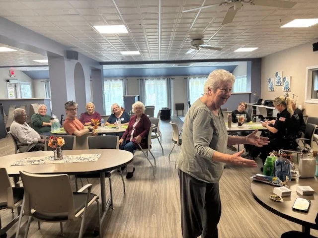 Peter Sanborn Resident Carol Griffith.