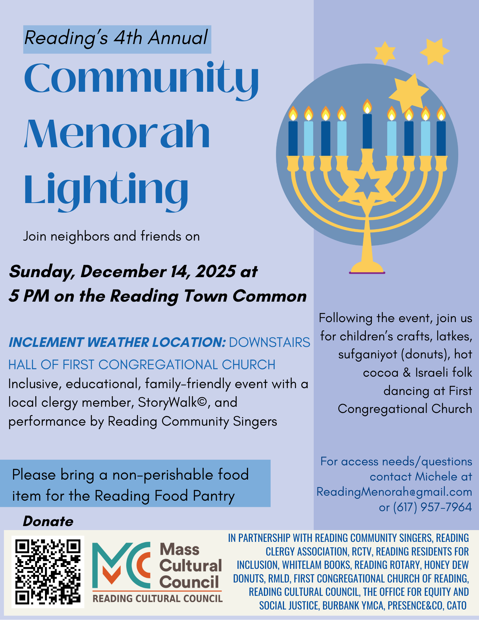 Menorah Lighting Ceremony