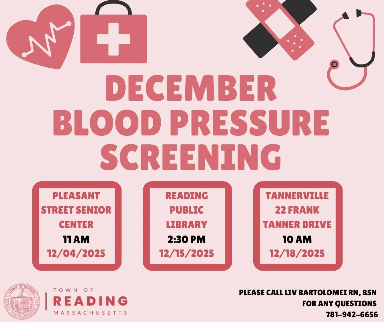 December Blood Pressure Screening