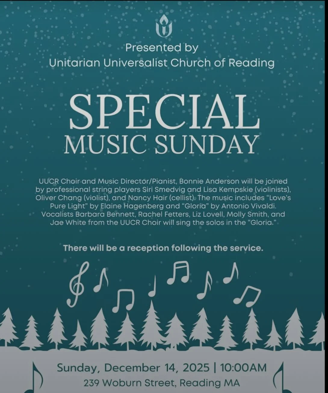 Special Music Sunday at UUCR