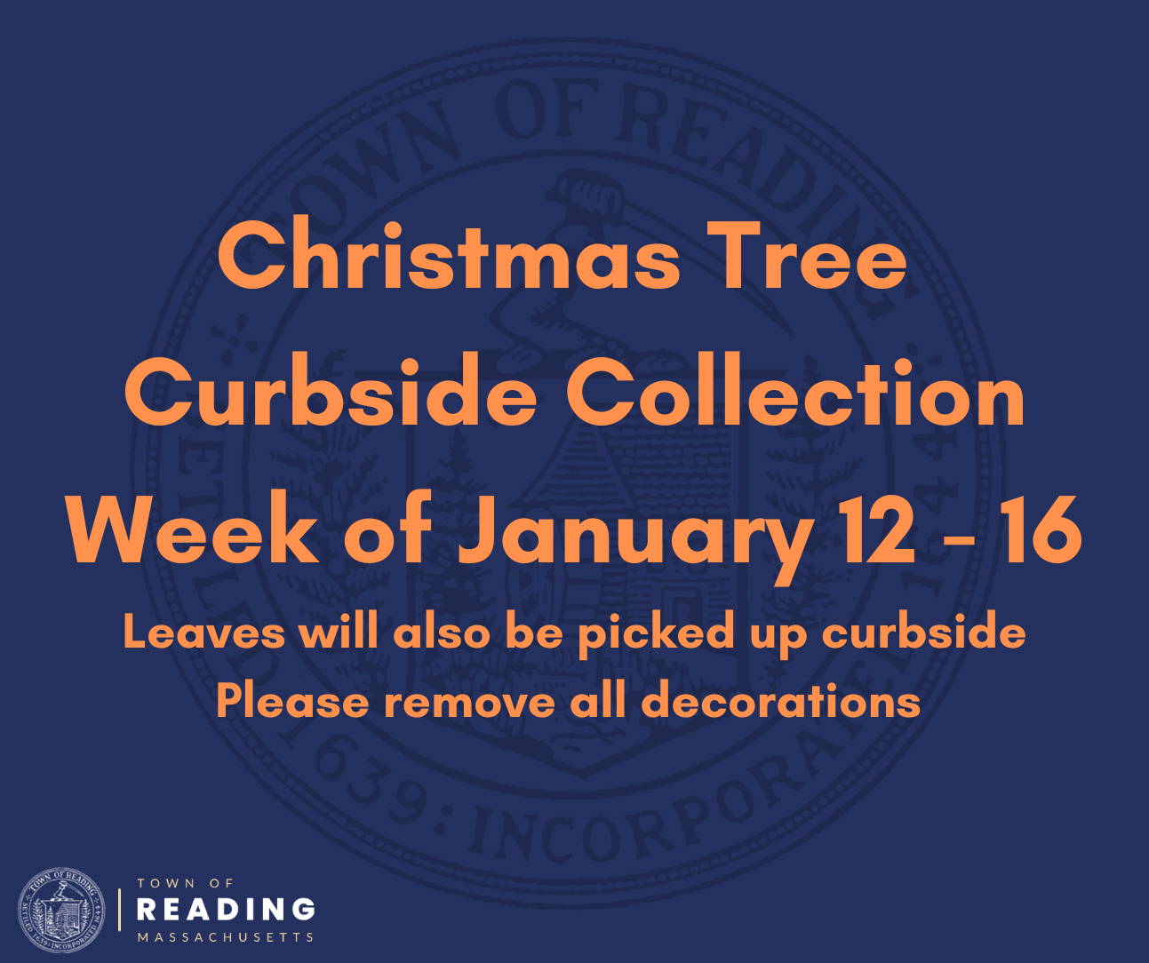 Recycle your Christmas tree this January