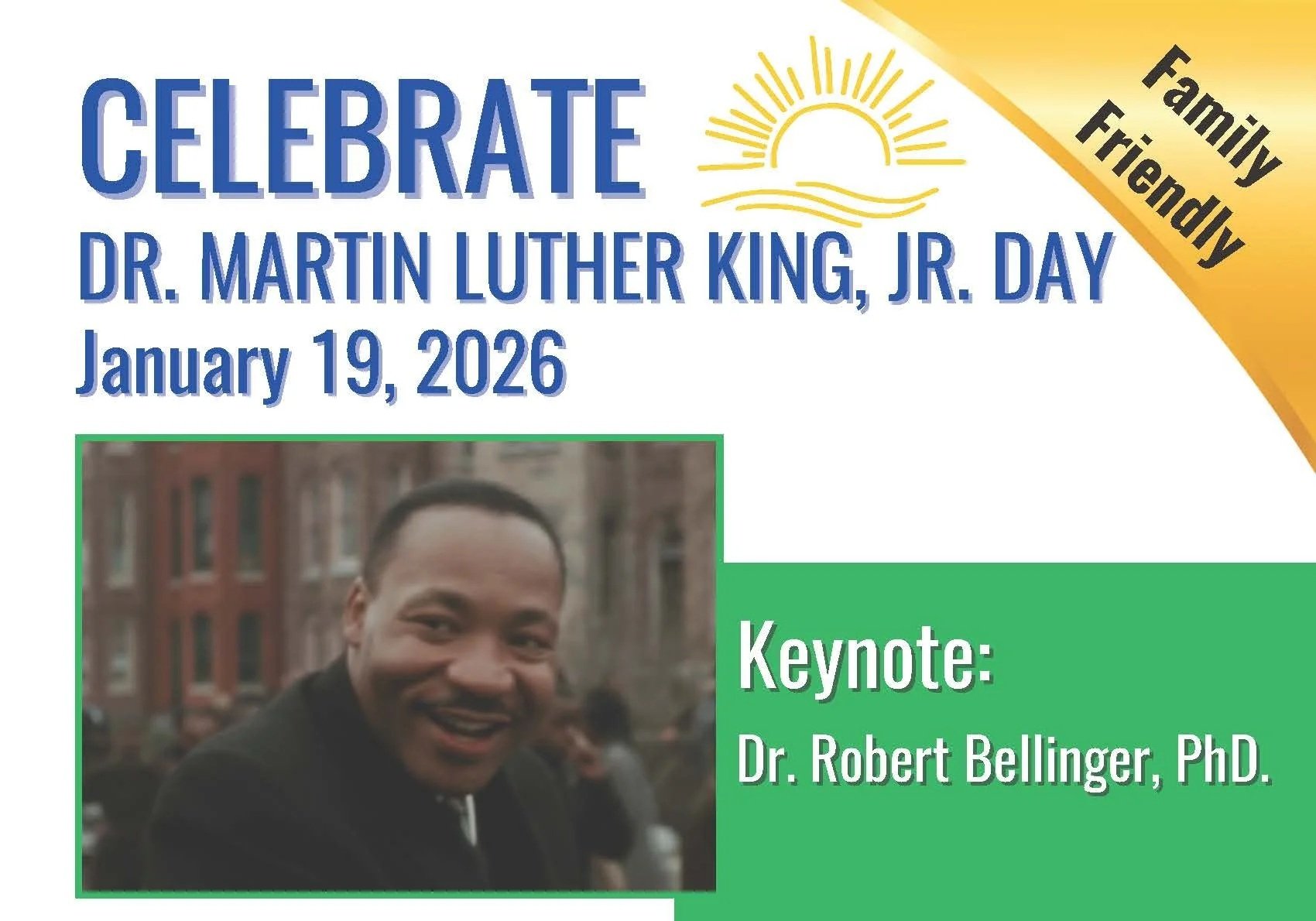 Celebrate Dr. Martin Luther King, Jr. Day on Monday, January 19, 2026, at the RMHS Performing Arts Center