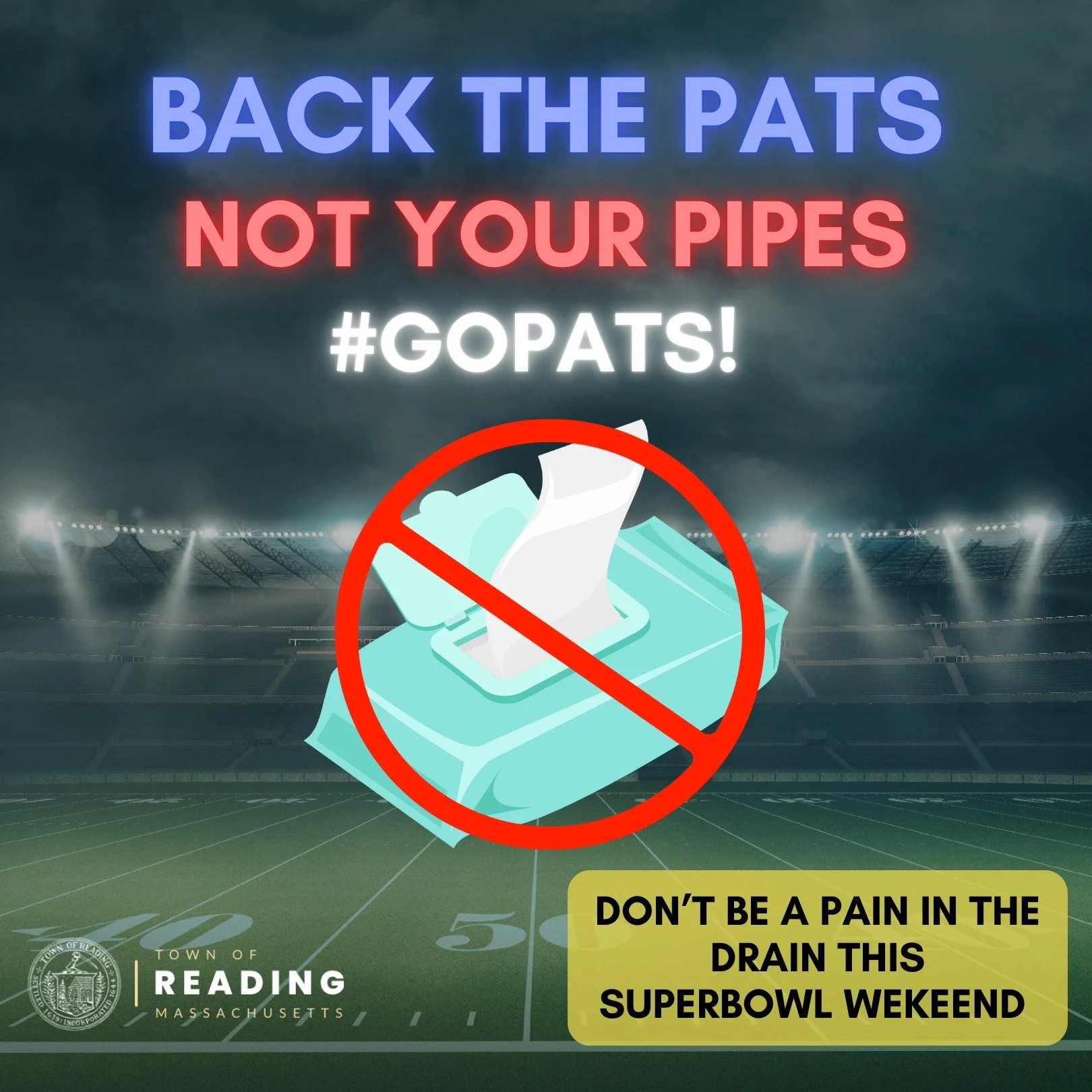 Patriots Super Bowl return prompts Town reminder on grease and wipe disposal
