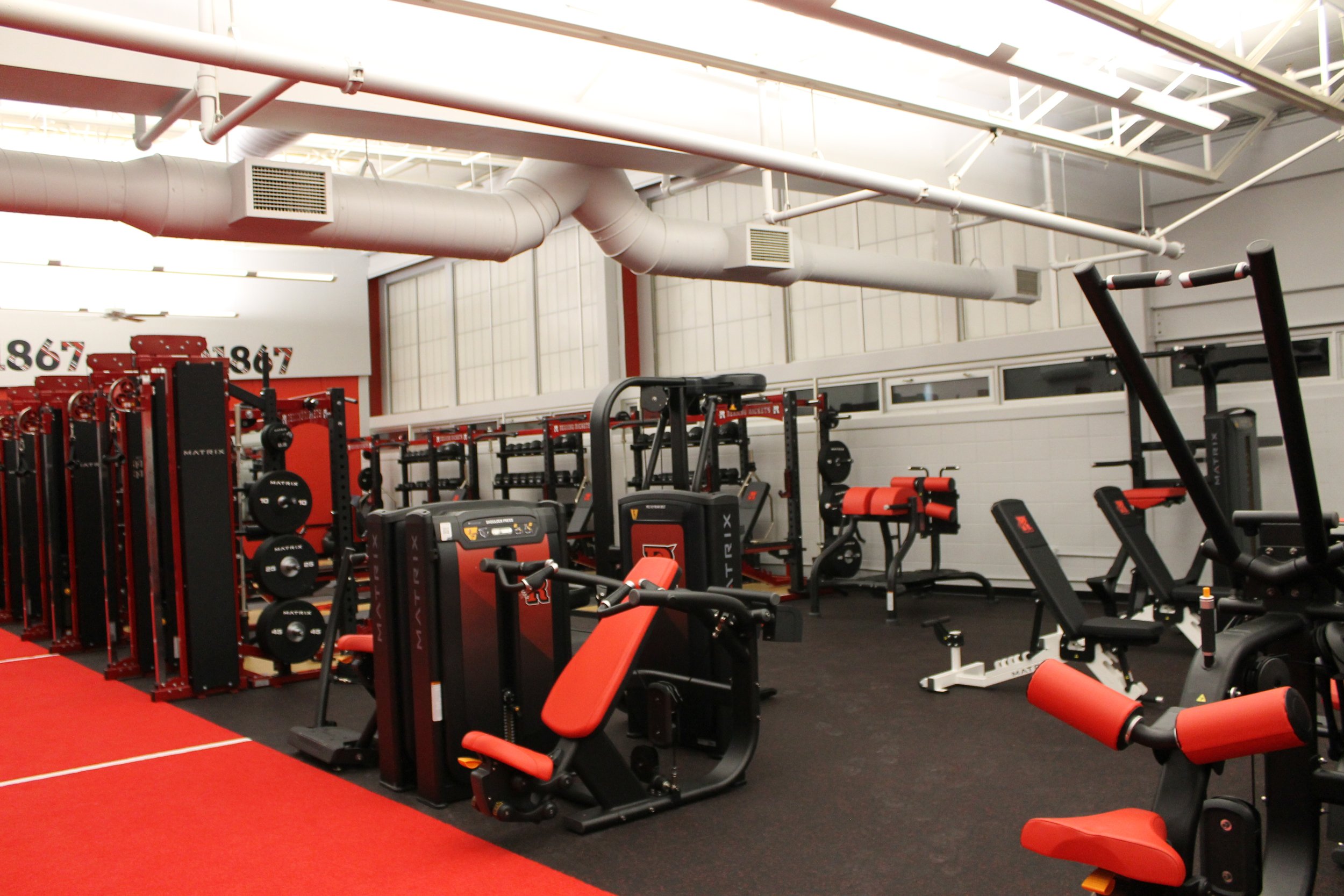 Students will use the upgraded firness center for strength training, conditioning, and health classes.