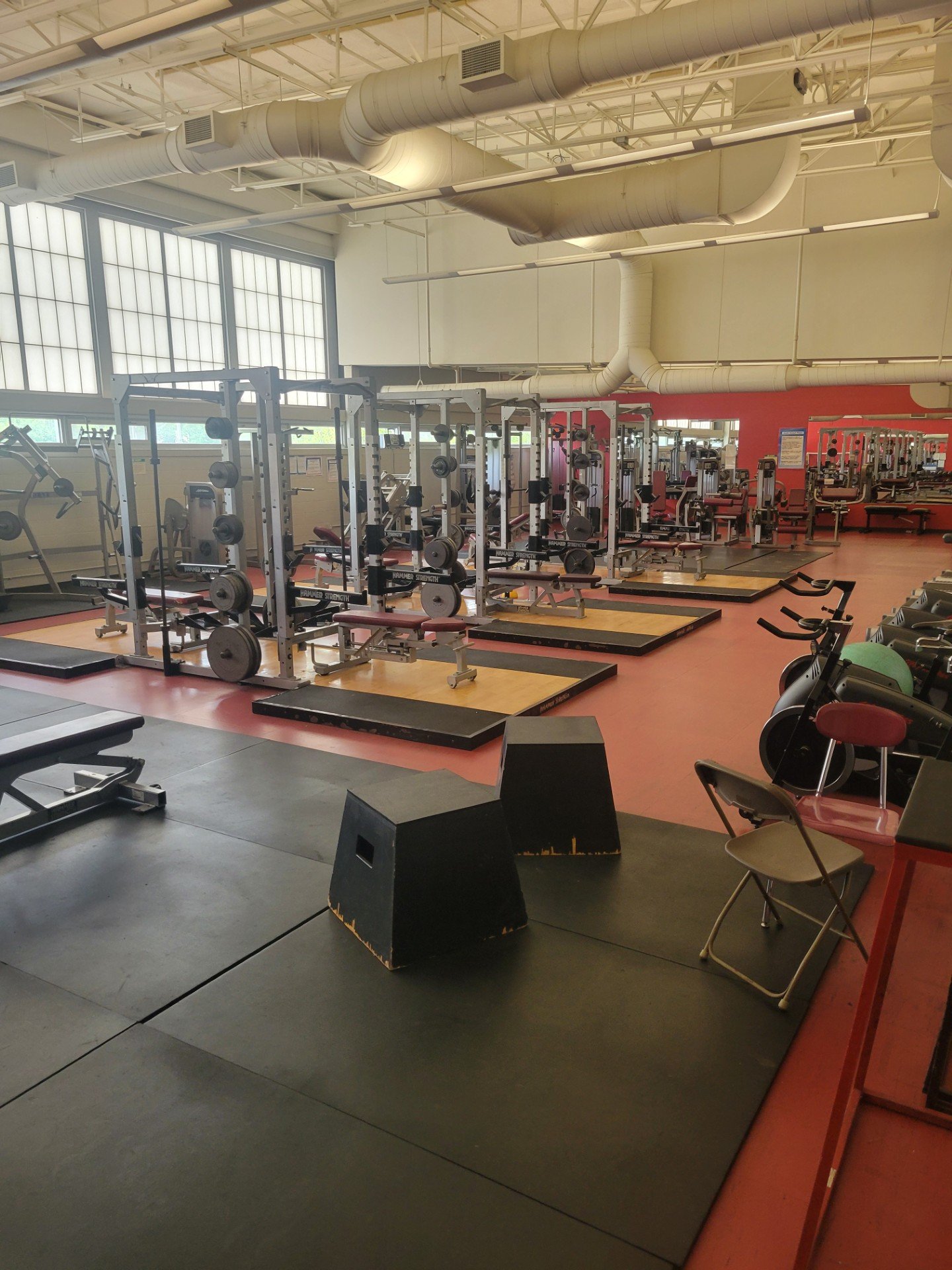 the facility before improvements made possible by community support and donor funding.
