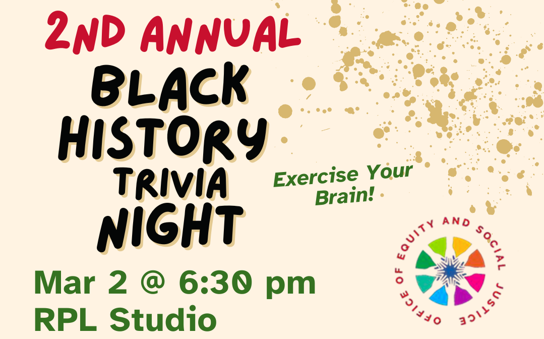 Black History Month Trivia Night rescheduled for March 2 at Reading Public Library
