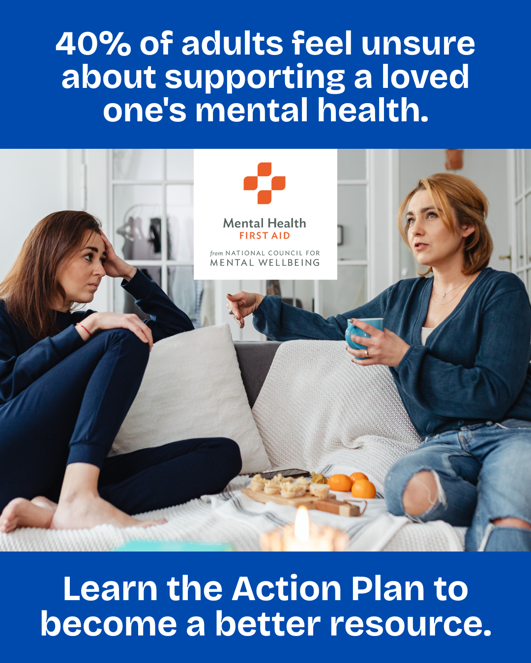 Get trained in Mental Health First Aid this Spring