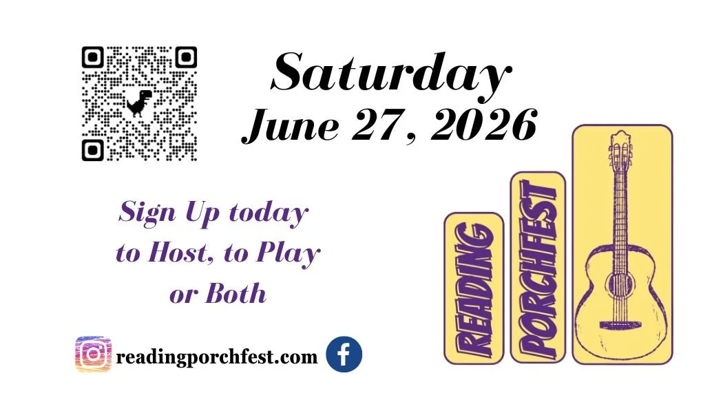 Reading PorchFest Returns – Save the Date