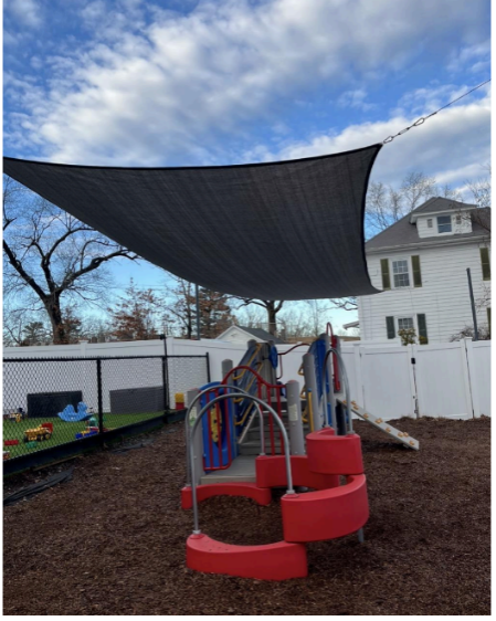 CCP Playground Shade Sail completed by Abigail Nelson.