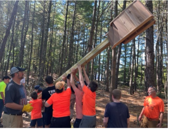 Cedar Swamp Bat Boxes completed by Zackary Lizotte.
